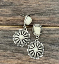 Load image into Gallery viewer, White West Earrings
