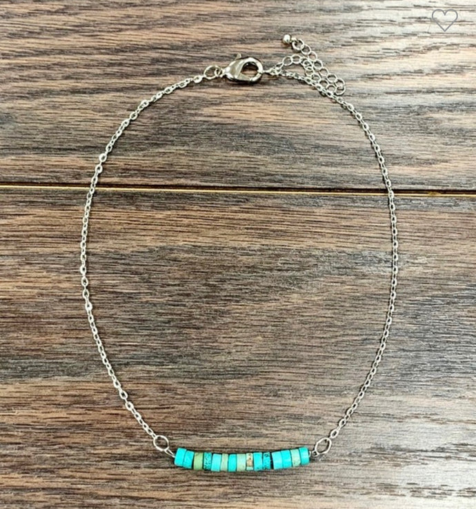 Turquoise Beaded Necklace