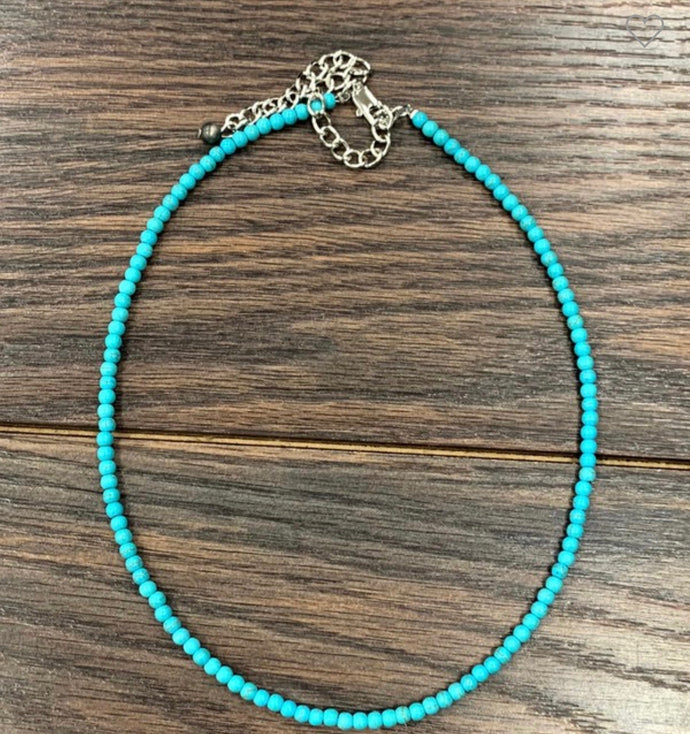 Turquoise Navajo Pearl Necklace